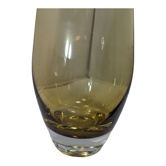 MCM ASEDA GLASS SVENSK FORM VASE BO BORGSTROM SWEDEN 9 3/4" SOMMERSO Smoky Amber - Picture 6 of 7